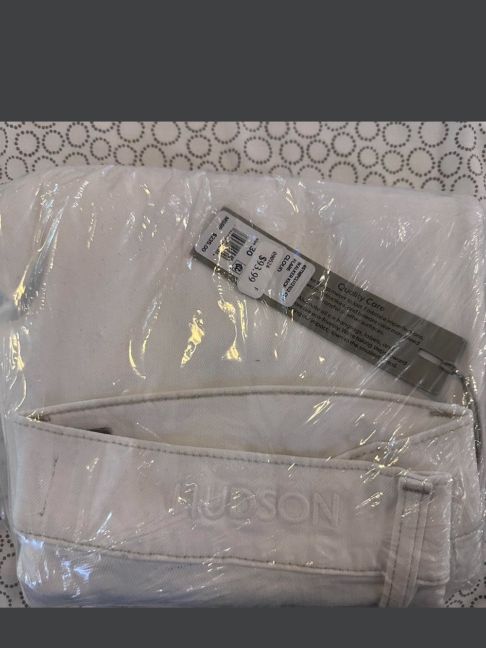 New in package Hudson Walker Kick Flare Men's Jeans size 30 - Picture 4 of 5